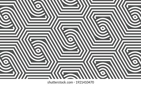 Patrón geométrico abstracto elegante para diversos propósitos de diseño. Vector en los pasos 10.