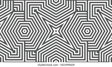 Elegantes abstraktes geometrisches Muster für verschiedene Designzwecke. Vektorgrafik in eps10.