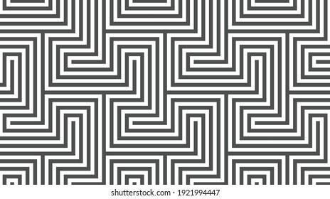 Elegantes abstraktes geometrisches Muster für verschiedene Designzwecke. Vektorgrafik in eps10.