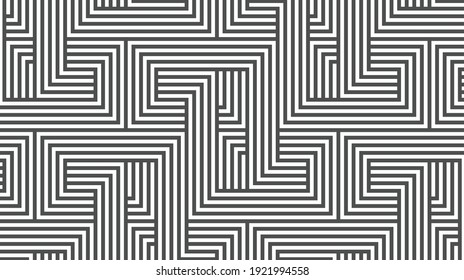 Elegantes abstraktes geometrisches Muster für verschiedene Designzwecke. Vektorgrafik in eps10.