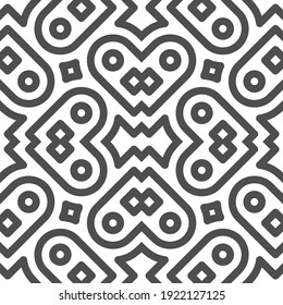 Patrón geométrico abstracto elegante para diversos propósitos de diseño. Vector en los pasos 10.
