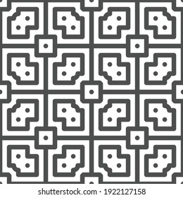 Patrón geométrico abstracto elegante para diversos propósitos de diseño. Vector en los pasos 10.