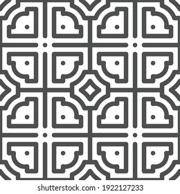 Elegant abstract geometric pattern for various design purposes. Vector in eps 10.