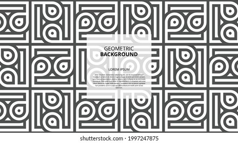 Elegant abstract geometric pattern for various design purposes. Vector in eps 10.