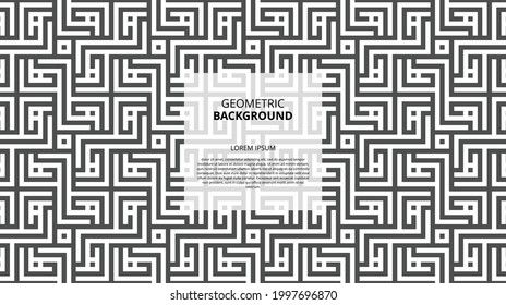 Elegant abstract geometric pattern for various design purposes. Vector in eps 10.