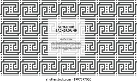 Elegant abstract geometric pattern for various design purposes. Vector in eps 10.