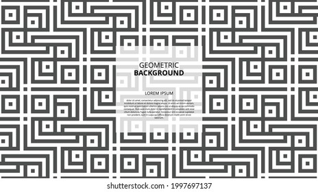 Elegant abstract geometric pattern for various design purposes. Vector in eps 10.