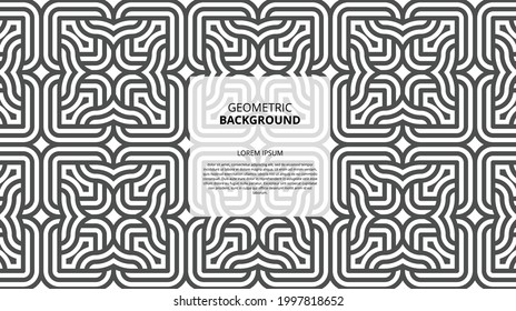 Elegant abstract geometric pattern for various design purposes. Vector in eps 10.