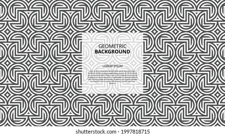 Elegant abstract geometric pattern for various design purposes. Vector in eps 10.