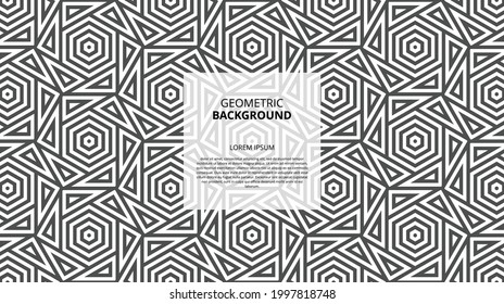 Elegant abstract geometric pattern for various design purposes. Vector in eps 10.