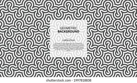 Elegant abstract geometric pattern for various design purposes. Vector in eps 10.