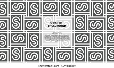 Elegant abstract geometric pattern for various design purposes. Vector in eps 10.
