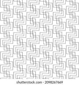 Elegantes abstraktes geometrisches Muster für verschiedene Designzwecke. Vektorgrafik in eps10.