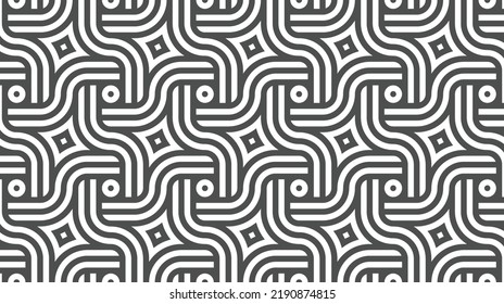 Elegantes abstraktes geometrisches Muster für verschiedene Designzwecke. Vektorgrafik in eps10.