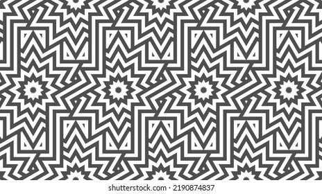 Patrón geométrico abstracto elegante para diversos propósitos de diseño. Vector en los pasos 10.