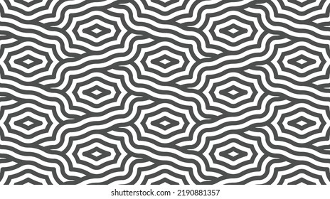 Elegantes abstraktes geometrisches Muster für verschiedene Designzwecke. Vektorgrafik in eps10.