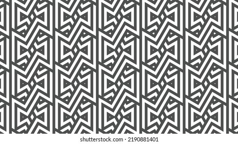 Elegantes abstraktes geometrisches Muster für verschiedene Designzwecke. Vektorgrafik in eps10.