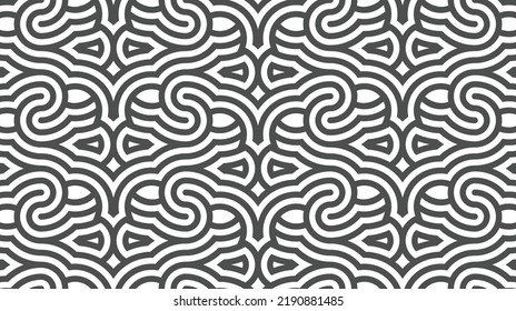 Elegantes abstraktes geometrisches Muster für verschiedene Designzwecke. Vektorgrafik in eps10.