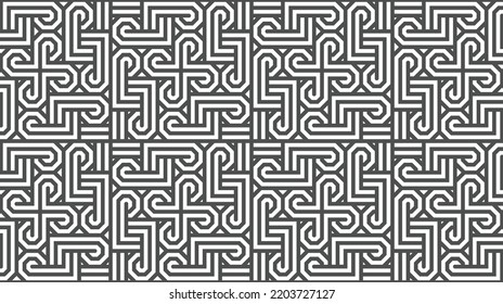 Elegant abstract geometric pattern for various design purposes. Vector in eps 10.