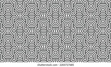 Patrón geométrico abstracto elegante para diversos propósitos de diseño. Vector en los pasos 10.