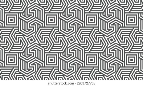 Patrón geométrico abstracto elegante para diversos propósitos de diseño. Vector en los pasos 10.