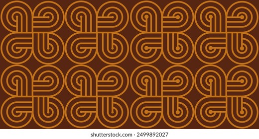 Elegant abstract geometric pattern for various design purposes