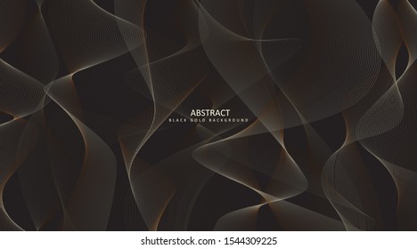 Elegant abstract gold background Vector
