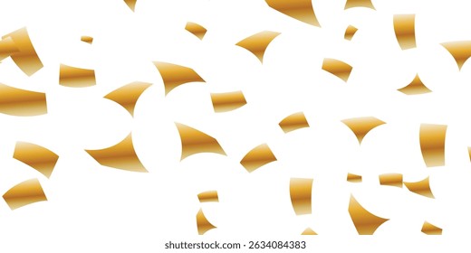 Elegant Abstract Golden Glitter Dots Falling on Transparent Background for Luxurious Celebration Design. Celebration falling doted gold glitter. Vector illustration. gold, luxury, isolated, light,