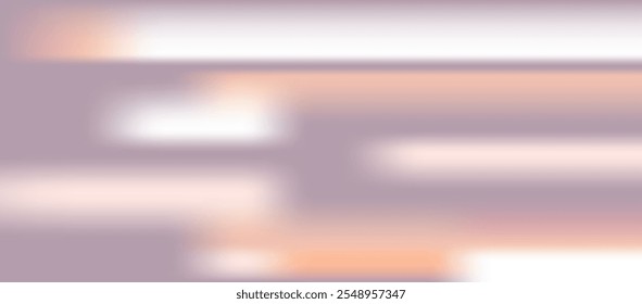 Fondo de gradiente abstracto elegante. Color beige claro y lavanda. Líneas borrosas. Afiche de gradiente desnudo. Fondo neutro suave simple. Textura de Vector Abstractas para la cubierta. Diseño de encabezado minimalista