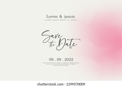 Elegant abstract gradient background. Wedding invitation card