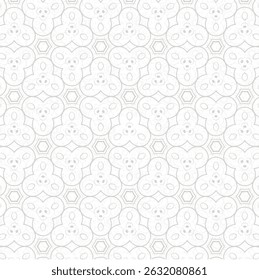 Elegant Abstract Gray Floral Pattern Background