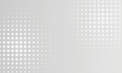 Elegant abstract halftone background with white and gray circular dot patterns fading across a soft gradient. Perfect for modern design, tech themes, or clean layouts.