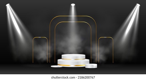 diseño elegante de líneas abstractas en oro y negro