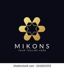 Elegante Diseño De Logotipo Resumen. Identificación del logotipo de cubo abstracto para marca, negocios, material de repuesto, fraude, joyería y marca de lujo