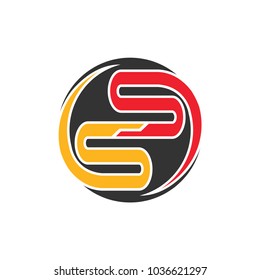elegant abstract logo design template