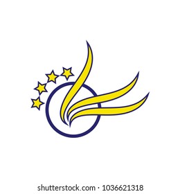 elegant abstract logo design template