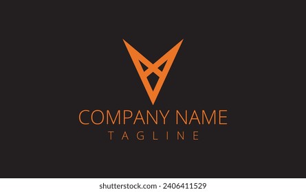 Elegante plantilla de diseño de logotipo abstracto. Concepto de logotipo creativo.