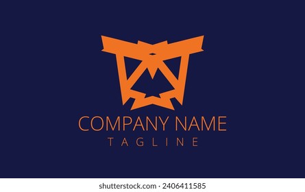 Elegante abstrakte Logo-Design-Vorlage. Kreatives Logo-Konzept.