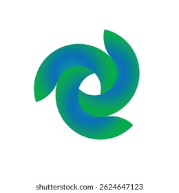 An elegant abstract logo with flowing shapes. Ideal for brands that want a sleek and smooth design, perfect for tech, fashion, or consulting firms