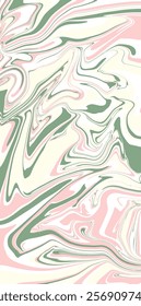 Elegant abstract marbled texture featuring pastel shades of pink, green, and cream.