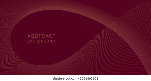 Elegant abstract modern background in burgundy tones and burgundy curved lines