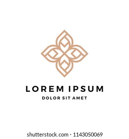 Elegant Abstract Ornament Logo Design