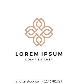 Elegant Abstract Ornament Logo Design