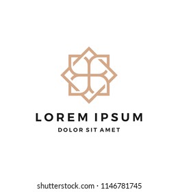 Elegant Abstract Ornament Logo Design