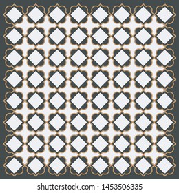 elegant abstract pattern compuete of geometric figures, box, circle, triangle - vector
