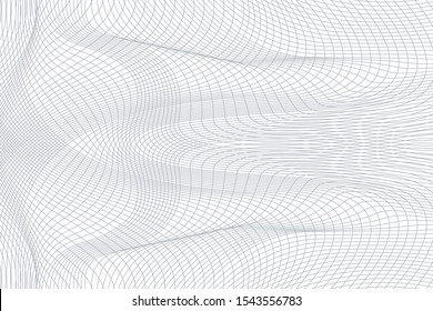 elegant abstract pattern formed by processing curved lines.