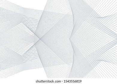 elegant abstract pattern formed by processing straight lines.