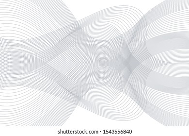 elegant abstract pattern formed by processing curved lines.