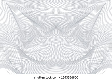 elegant abstract pattern formed by processing curved lines.