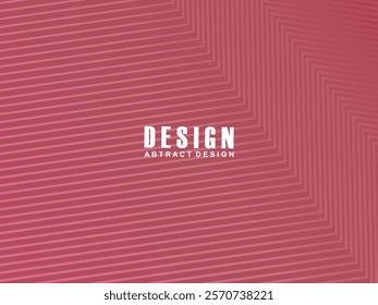 Elegant abstract pink lines on pink background with space. Luxury concept. Vector illustration